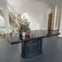 Naples 6-Seater Dining Table - Black, Marble