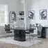 Naples Bianco Dining Set - Grey, Marble