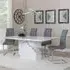 Naples Jamison Dining Set - White, Marble