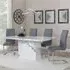 Naples Roma Dining Set - White, Marble
