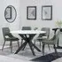 Novara 4-Seater Round Dining Set - White