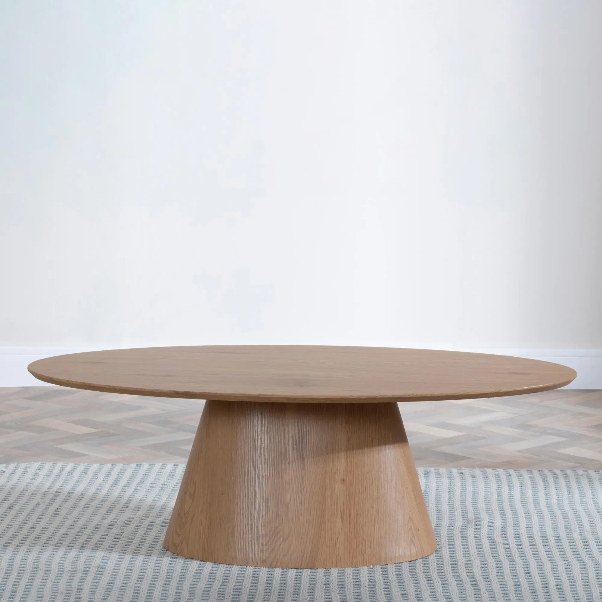 Palma Oval Coffee Table - Oak