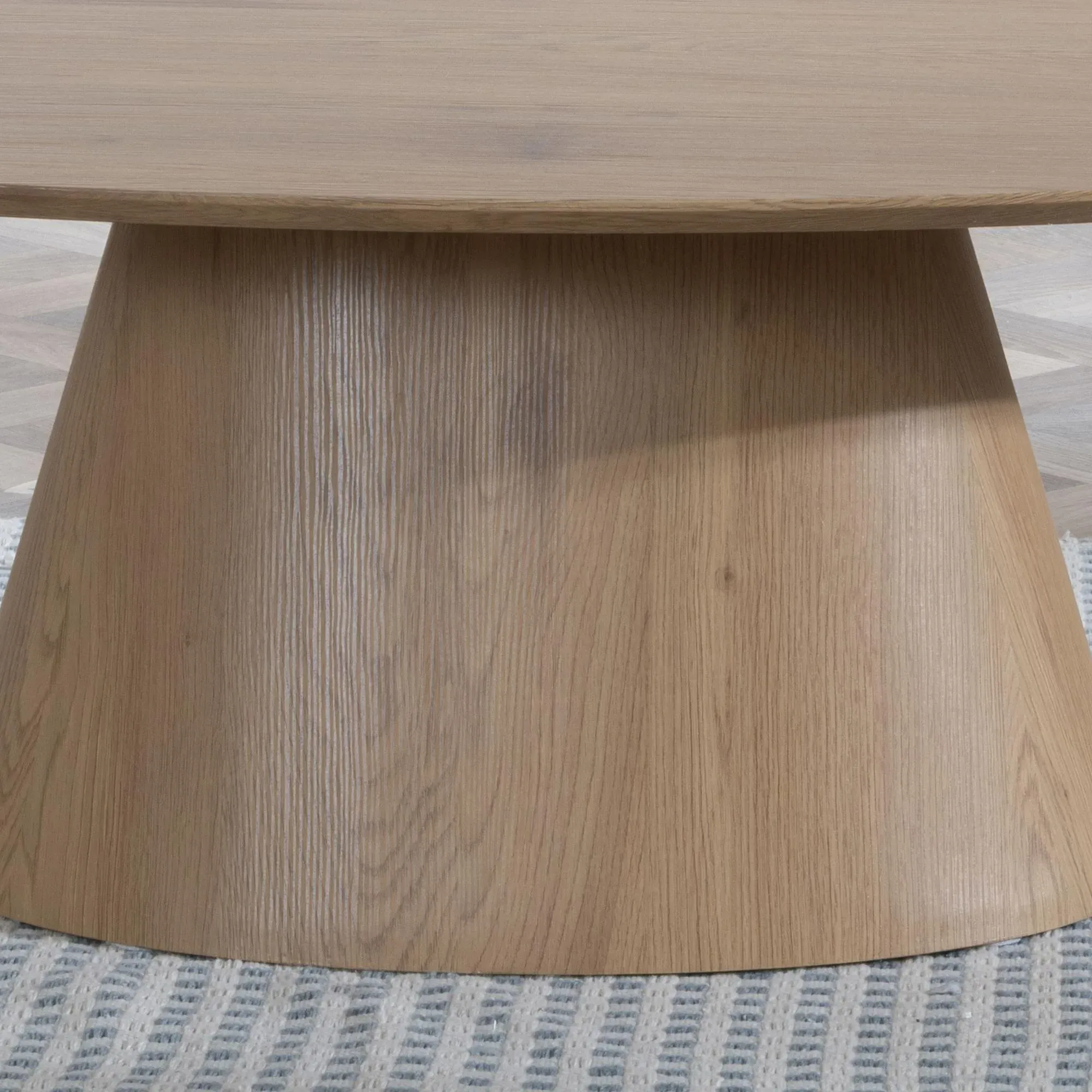 Palma Oval Coffee Table - Oak