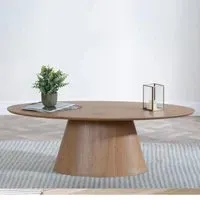 Palma Oval Coffee Table - Oak