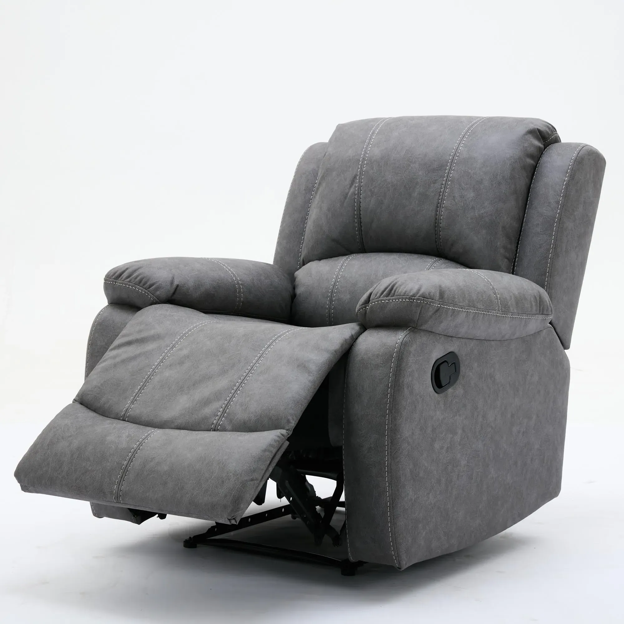 Paloma Recliner Armchair - Grey, Endurance Fabric