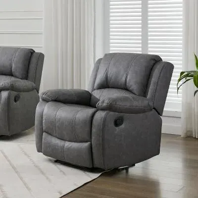 Paloma Recliner Armchair - Grey, Endurance Fabric image