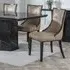 Paris Dining Chair - Taupe, Faux Leather