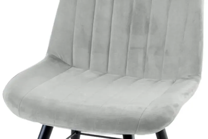 Piano Dining Chair - Beige, Velvet