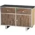 Railway Sleeper Small Sideboard - Chrome