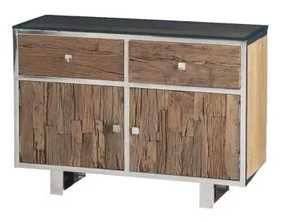 Railway Sleeper Small Sideboard - Chrome image