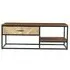 Rennes Chevron Coffee Table with Storage - Natural, Mango Wood
