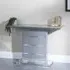 Rimini Console Table - Grey, High Gloss