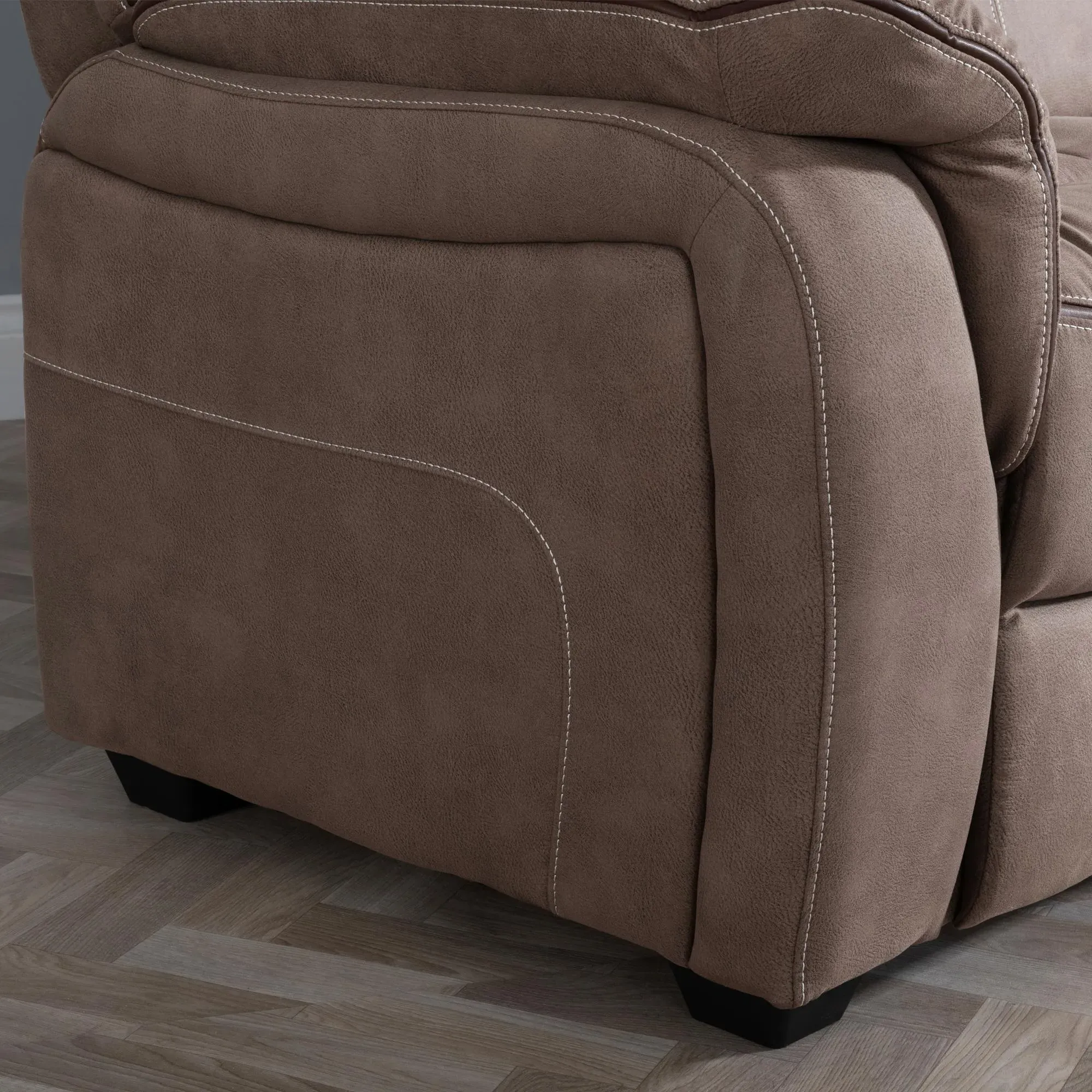 Seville 2-Seater Sofa - Brown, Fabric