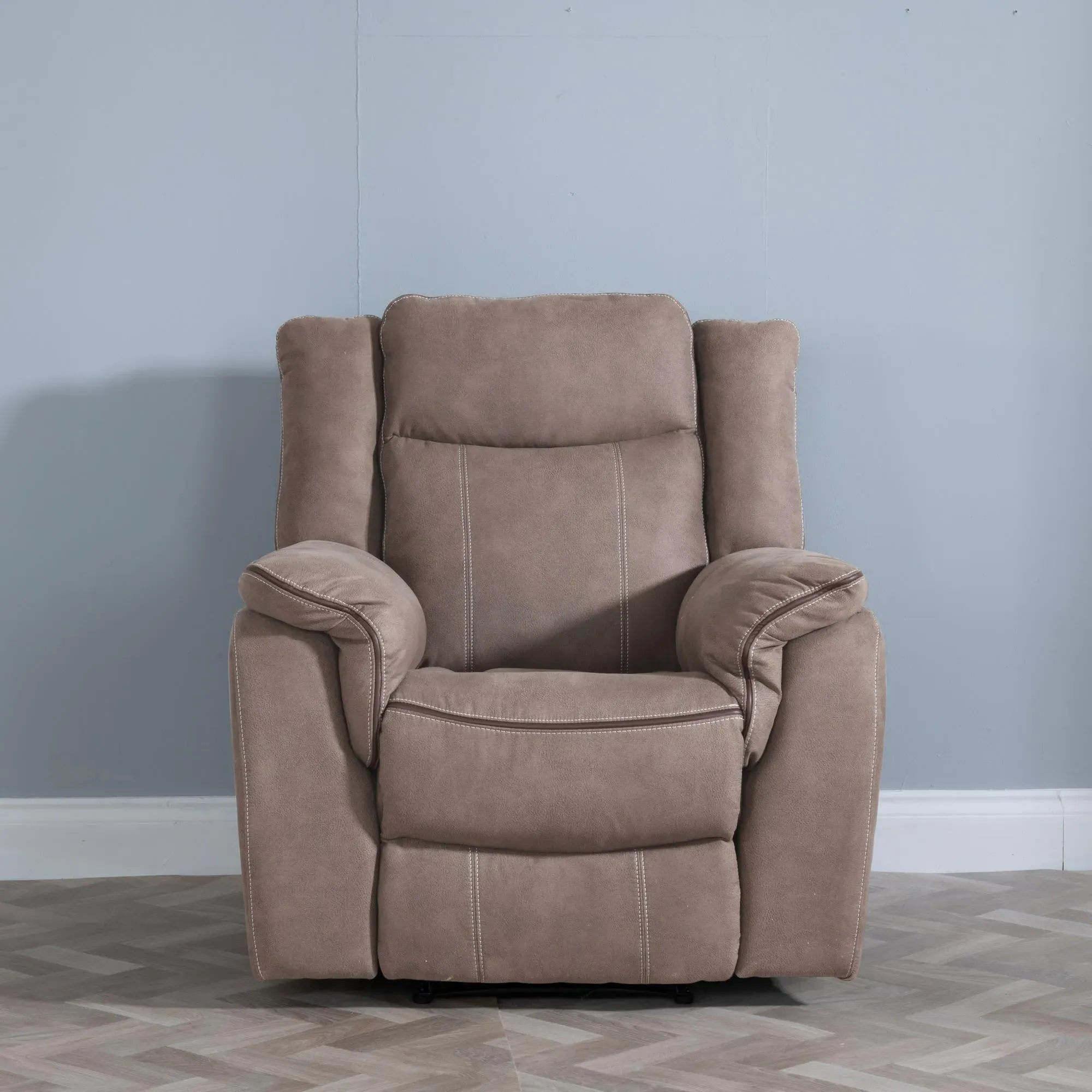 Seville 3-Piece Sofa Set - Brown, Fabric