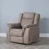 Seville Recliner Armchair - Brown, Fabric