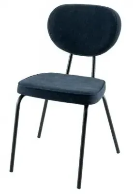 Solomon Dining Chair - Blue, Fabric image