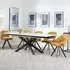 Sutton Extending Dining Set with Ion Chair - White, Ceramic