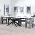 Sutton Extending Dining Set with Kiefer Chair - White, Ceramic