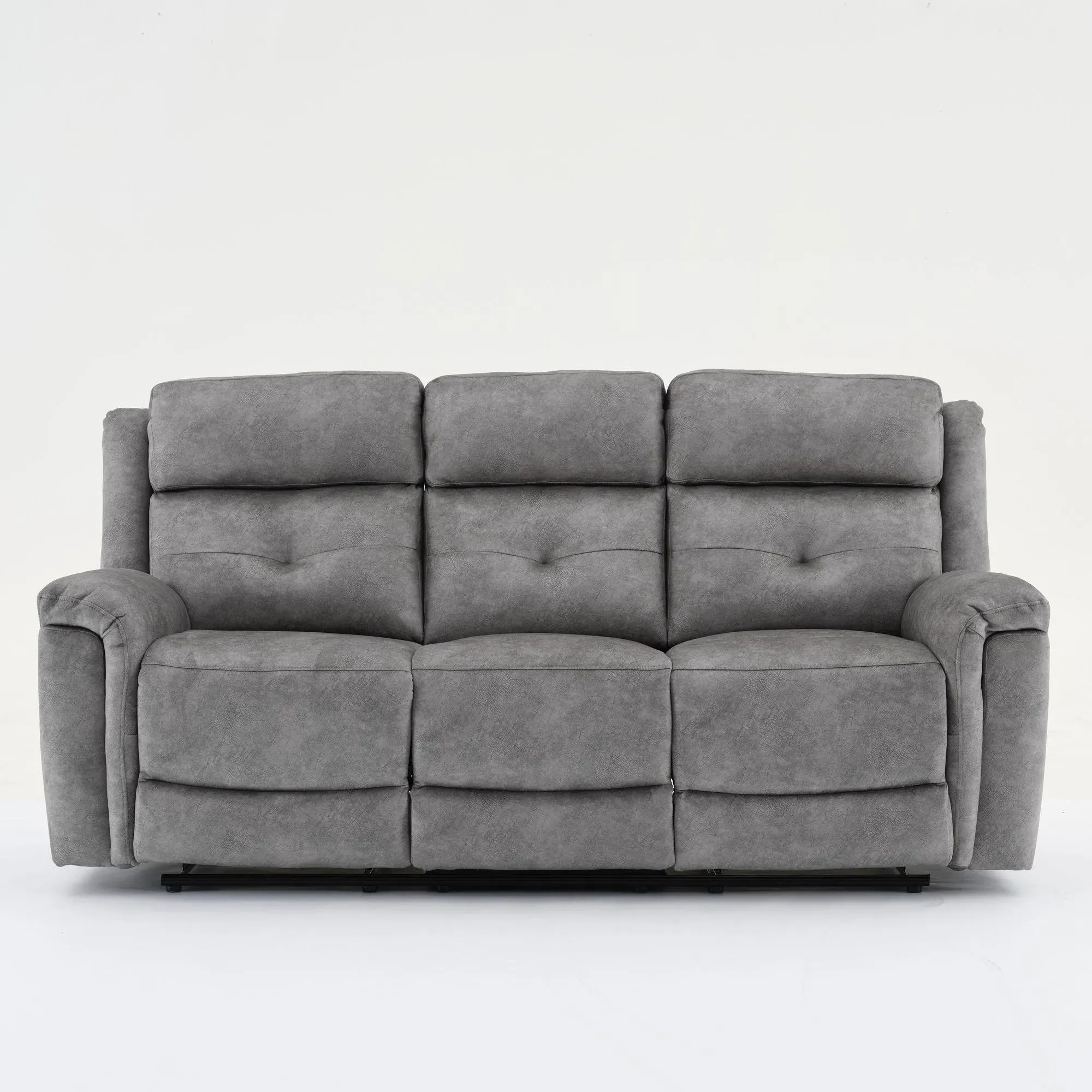 Sydney 3+2+1 Seater Recliner Sofa Set - Grey, Fabric