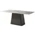 Telma 6-Seater Dining Table - Ash Grey, Marble