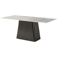 Telma 6-Seater Dining Table - Ocean, Marble