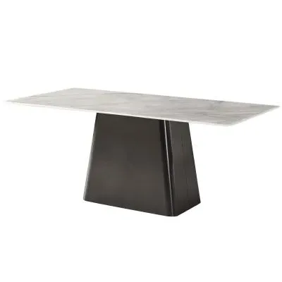 Telma 6-Seater Dining Table - Ocean, Marble