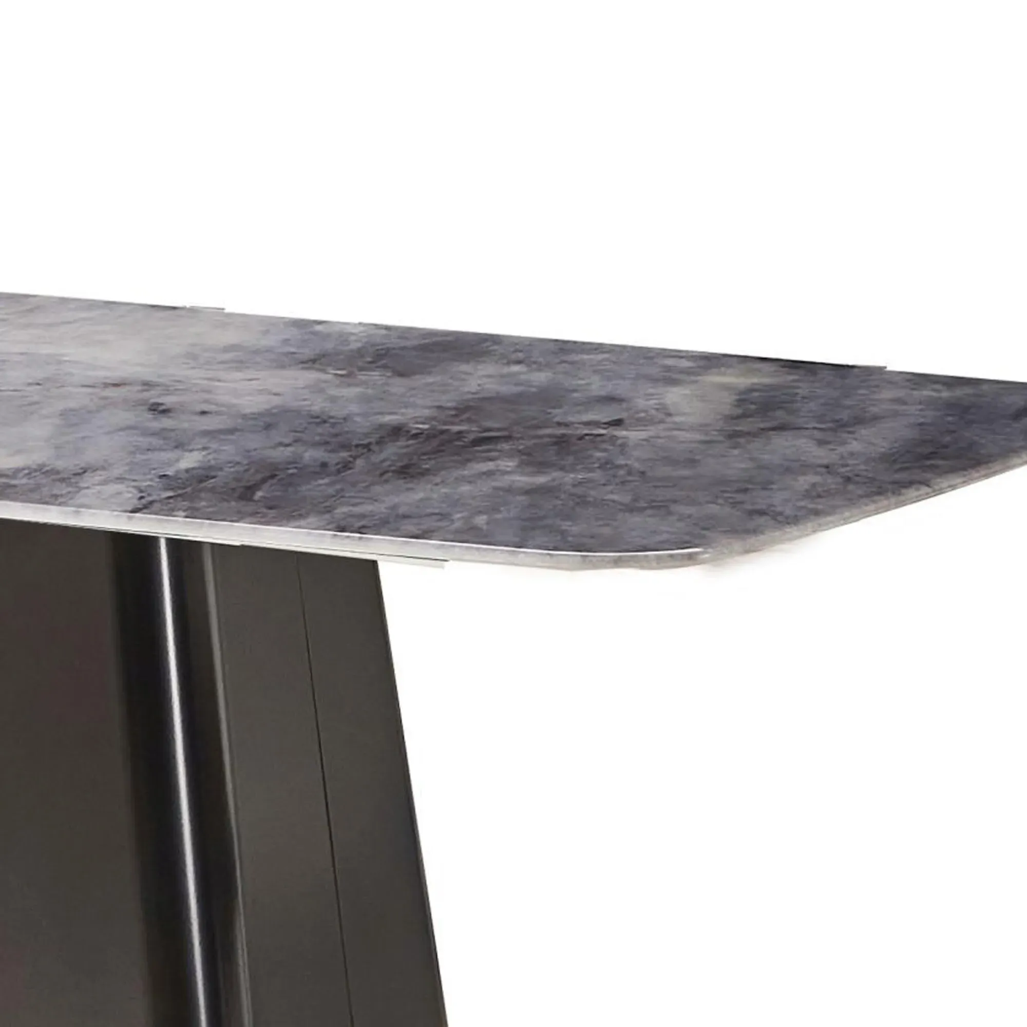 Telma 6-Seater Dining Table - White, Marble