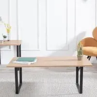 Texas Coffee Table - Oak Effect, MDF