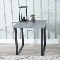 Texas Square Side Table - Grey, MDF