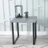 Texas Square Side Table - Grey, MDF