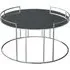 Torrance Round Coffee Table - Silver, Glass