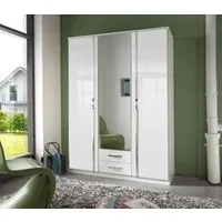 Trio 3 Door Combi Wardrobe - White