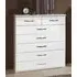 Trio 5+2 Chest of Drawers - White