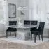 Turin Square Dining Set - Grey, Marble