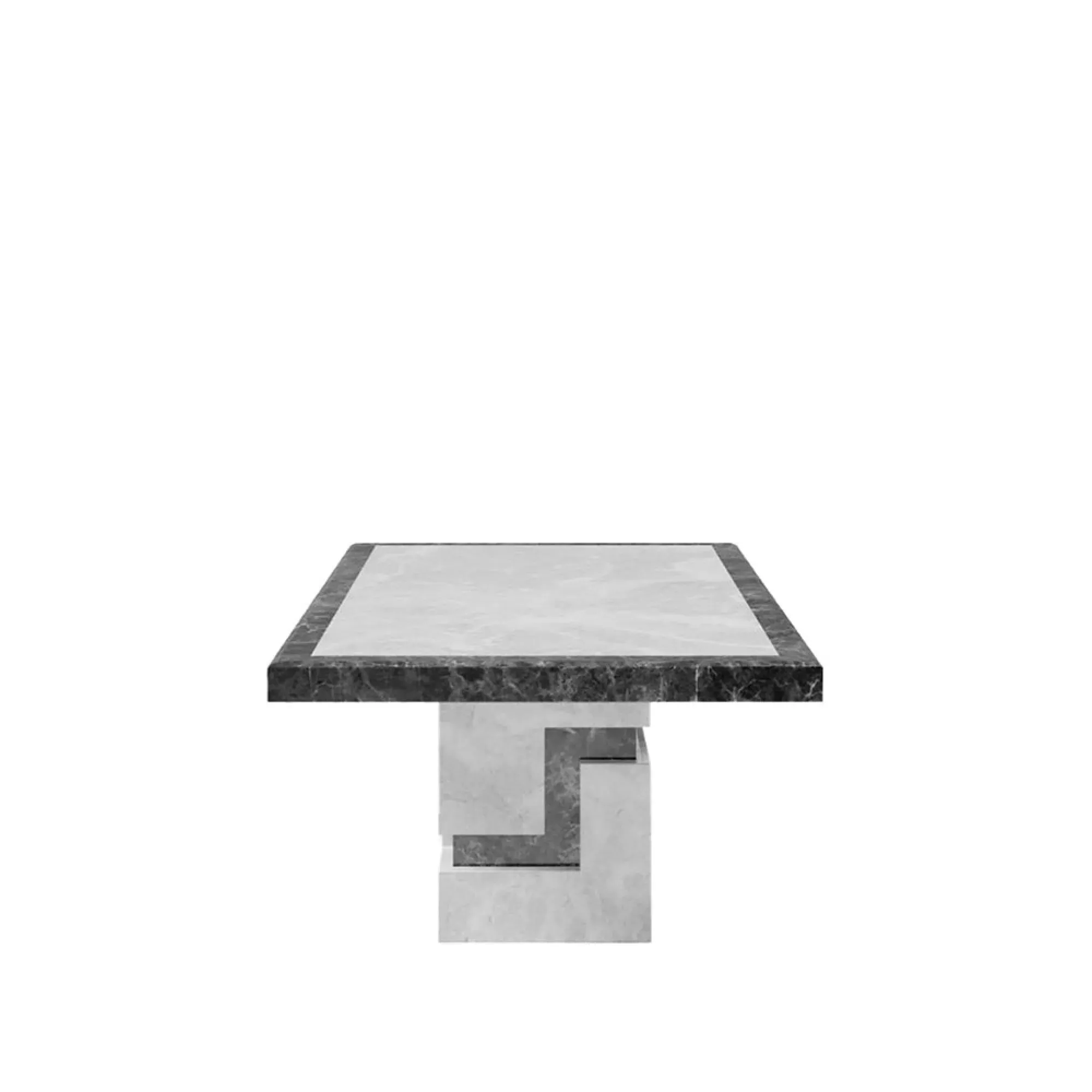Venice Armani Coffee Table - Grey, Engineered Marble