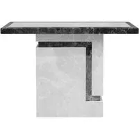 Venice Armani Console Table - Grey, Engineered Marble