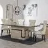 Venice Dining Set with Mimi Chairs - Cream, Marble