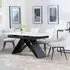Westin Extending Dining Set with Ace Chairs - White, Ceramic