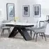 Westin Extending Dining Set with Ace Chairs - White, Ceramic