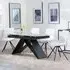 Westin Extending Dining Set with Boden Chairs - Grey, Ceramic
