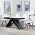 Westin Extending Dining Set with Boden Chairs - White, Ceramic