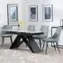 Westin Extending Dining Set with Darwin Chairs - Grey, Ceramic