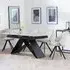 Westin Extending Dining Set with Ion Chairs - Grey, Ceramic