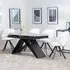 Westin Extending Dining Set with Ion Swivel Chairs - Grey, Ceramic