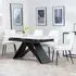 Westin Extending Dining Set with Peyton Chairs - White, Ceramic