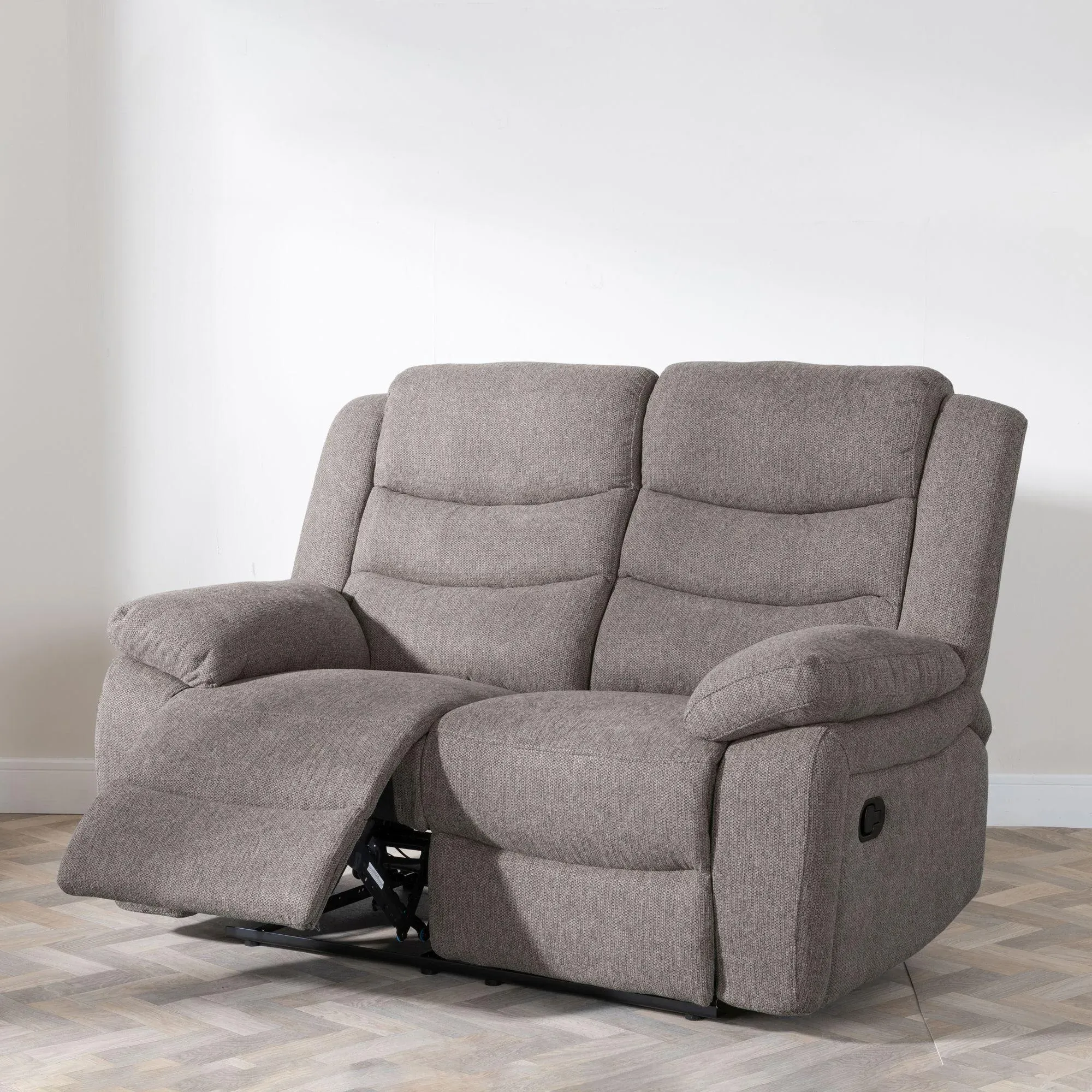 Windsor 2-Seater Recliner Sofa - Brown, Fabric