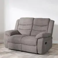 Windsor 2-Seater Recliner Sofa - Brown, Fabric
