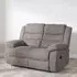 Windsor 2-Seater Recliner Sofa - Brown, Fabric