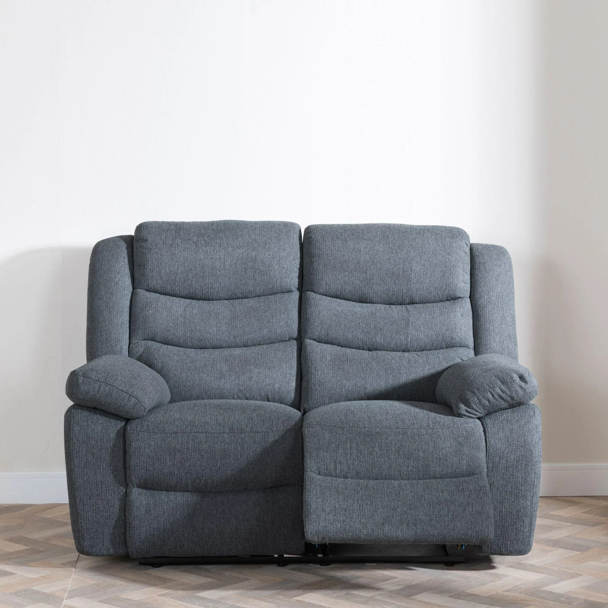 Windsor 2-Seater Recliner Sofa - Dark Grey, Fabric