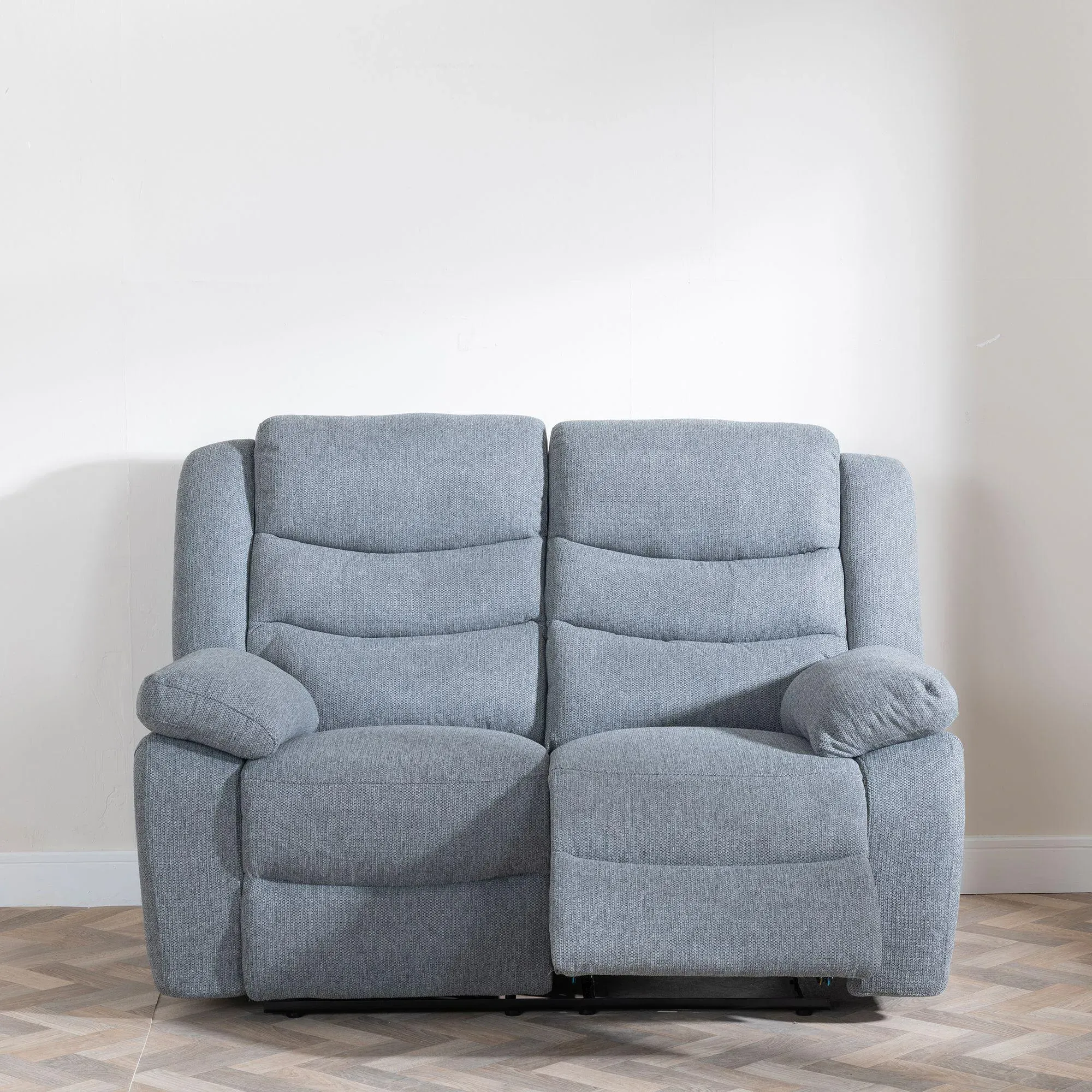 Windsor 2-Seater Recliner Sofa - Grey, Fabric